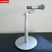 手持话筒支架权盟通用全金属话筒支架加重底座