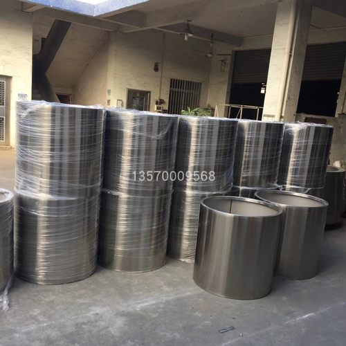 盆 金属瓶 落地大器 绿植盆 圆形种植盆箱