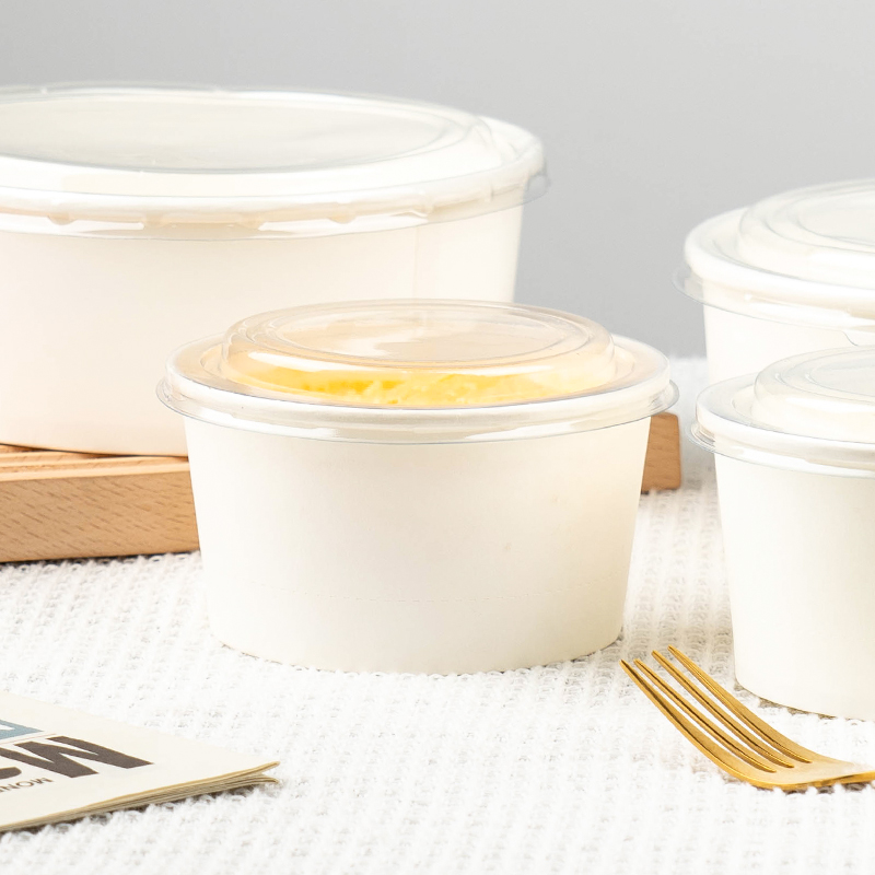 耐高温圆形白牛皮戚风蛋糕模具一次性纸碗//8/10寸免脱模蛋糕盒