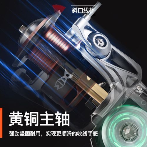 摇臂纺车轮全金属矶钓滑漂路亚轮海杆抛竿远投轮鱼线轮深浅线杯
