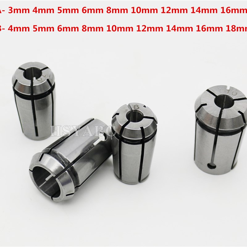 J7316A铣夹头 铣床7316B夹头 7320长45夹头 弹簧嗦嘴筒夹 MT4套装