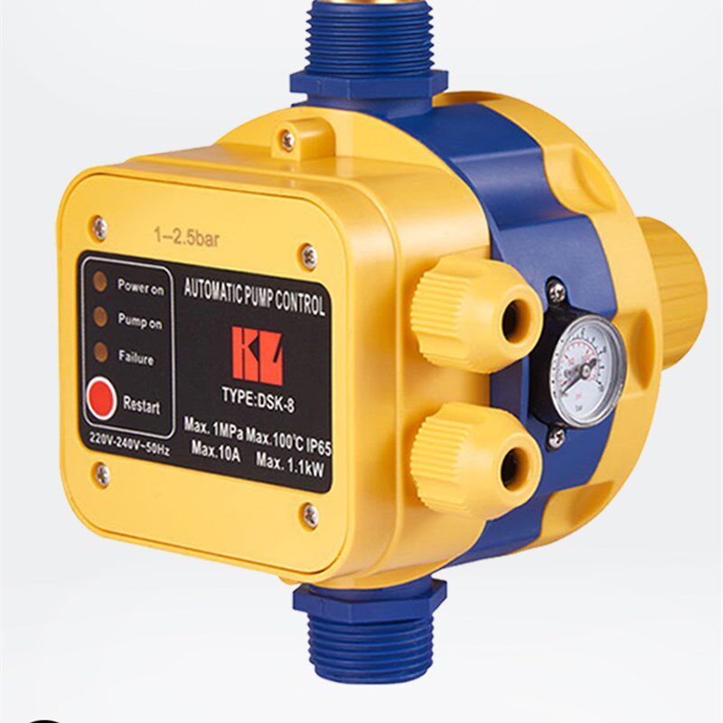 水泵水流压力开关增压泵热缺水保护金龙电子智能可调全自动控制器