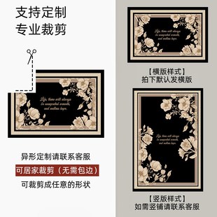 地垫入户门垫高端轻奢高级进门脚垫门口玄关入门地毯家用防滑垫子