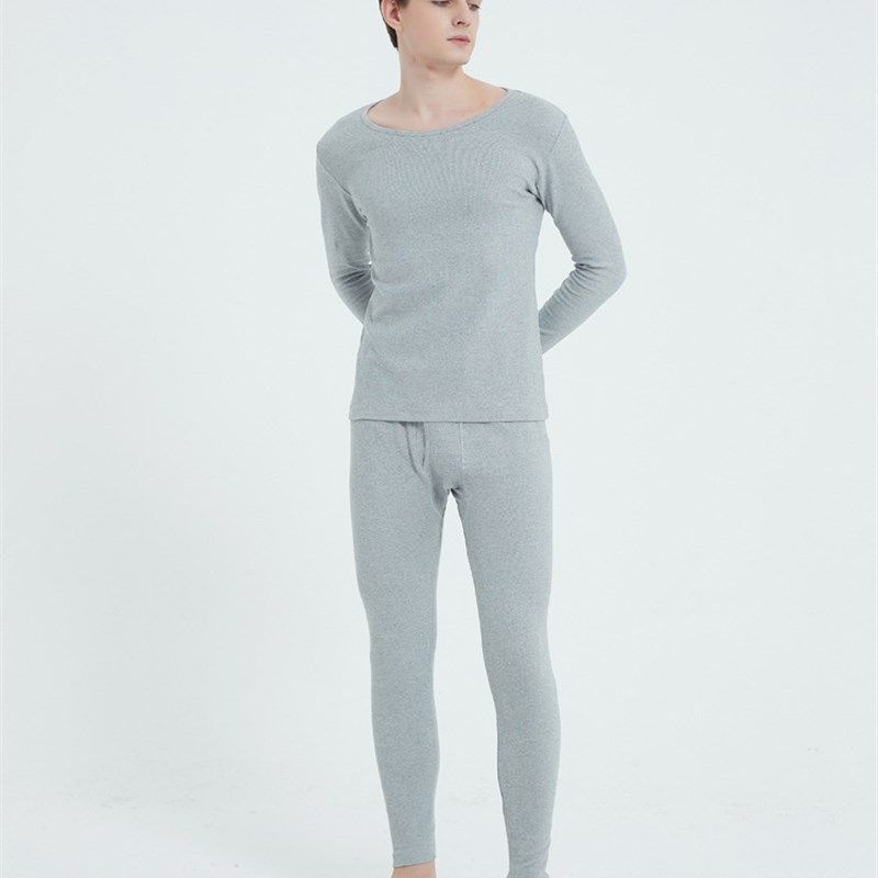 男士纯棉加厚秋衣卫生裤套装彩棉色纺磨毛新款修身全棉冬季发热衣,女士内衣/男士内衣/家居服,保暖套装,淘宝优惠券,粉丝福利购,淘宝优惠卷