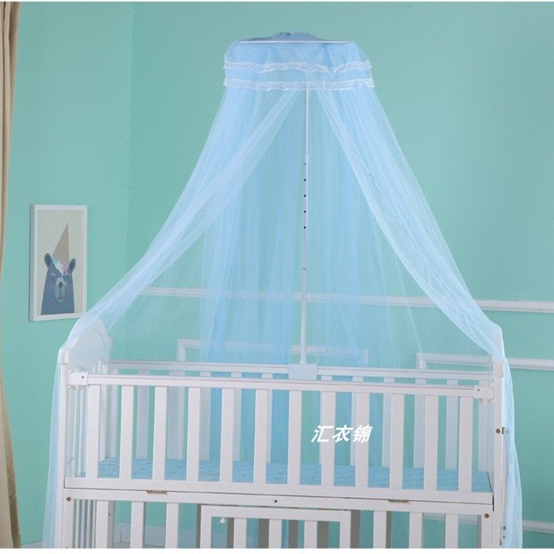 婴儿蚊帐小床宫廷蚊帐圆顶开门式儿童床专用蒙古包带支架可伸缩夏,婴童用品,婴童蚊帐/婴童防摔蚊帐,淘宝优惠券,粉丝福利购,淘宝优惠卷