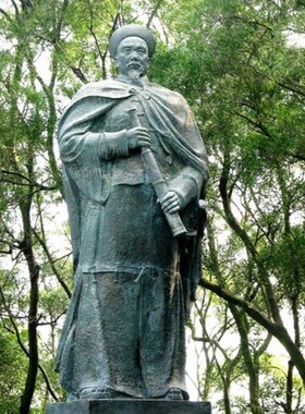 铸铜人物玻璃钢民族英雄林则徐雕塑禁烟戒毒主题所文化纪念馆雕像