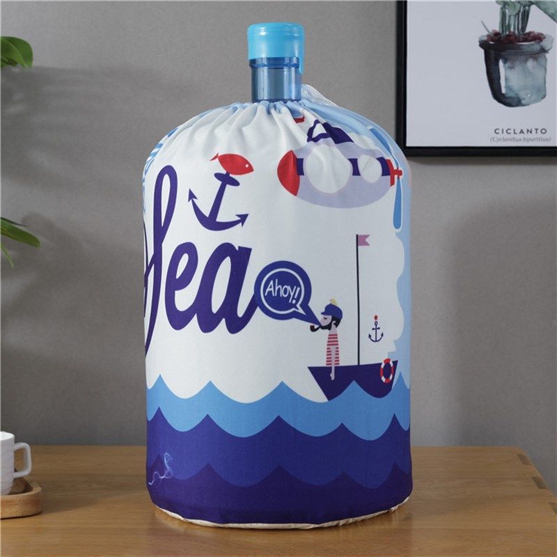 上开口卡通饮水机罩防尘罩家用客厅韩式标准桶布艺饮水机罩子套子