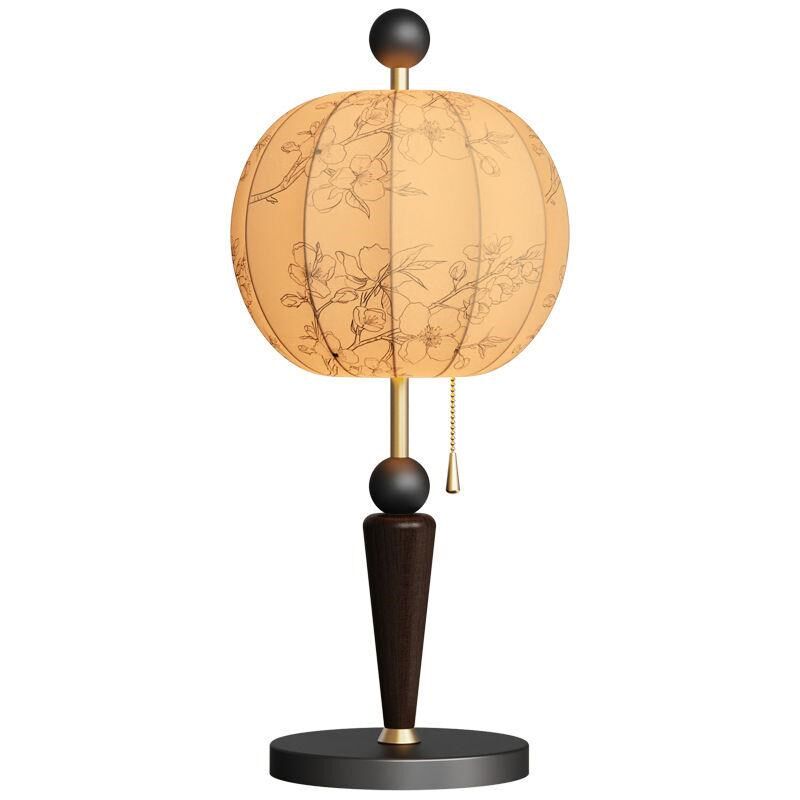 侘寂中古风实木落地灯沙发旁边氛围灯高端氛围主卧室床头立式台灯