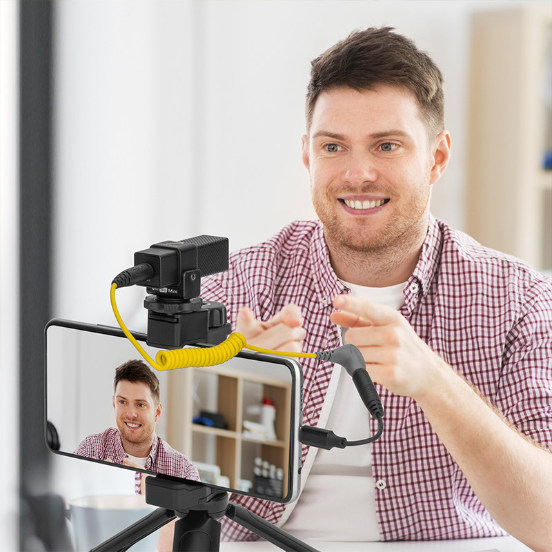 七语7RYMS mini单反麦克风相机话筒指向性外接专业录收音麦手机