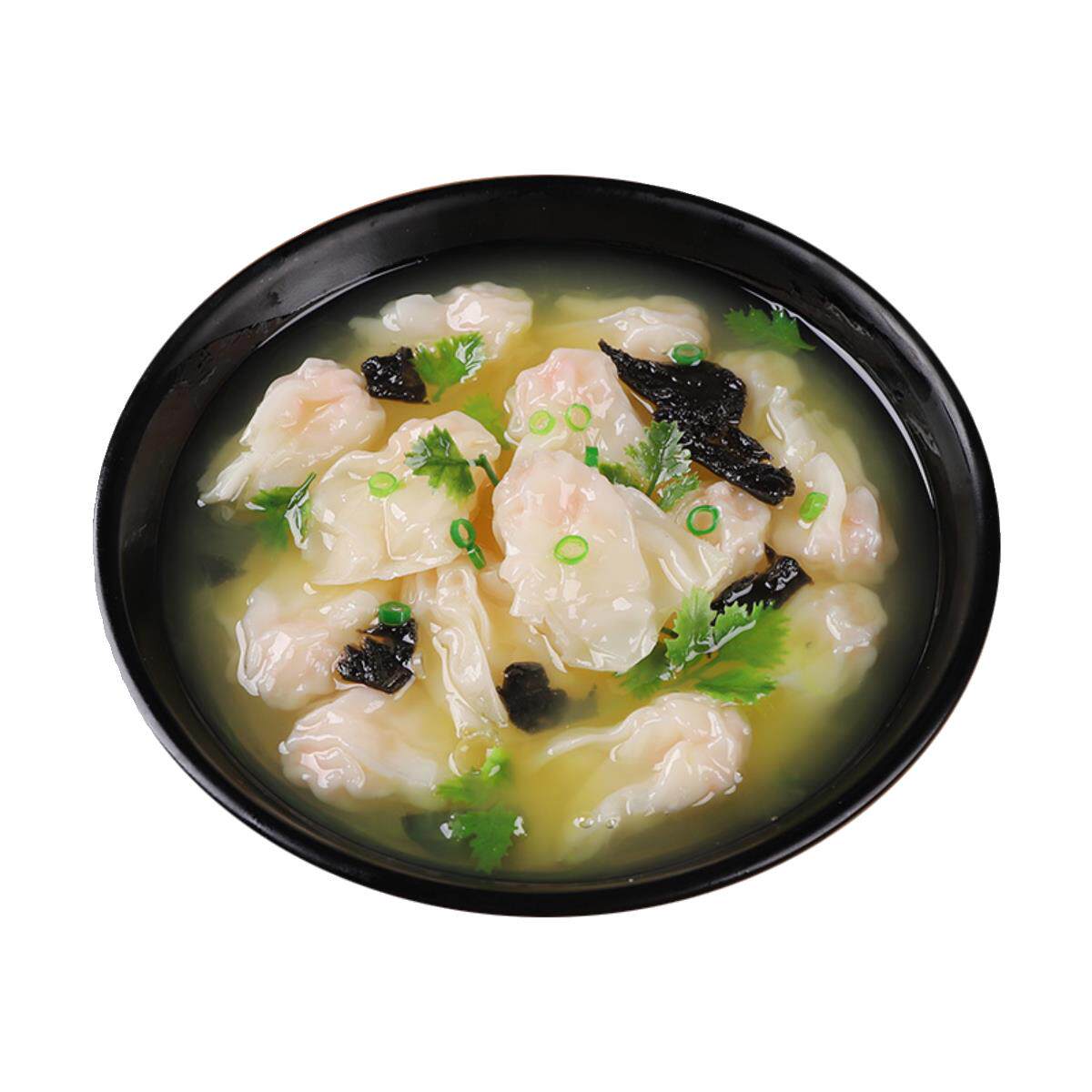 彷真小馄饨肉丸汤福鼎肉片模型食品食物模具样品定制假菜食物道具