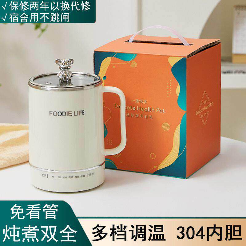 炖煮养生烧水杯可携式旅行电炖杯迷你电热全自动保温家用恒温保温