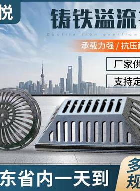 现货球墨铸铁溢流井排水镂空多规格溢流井工业小区排水井