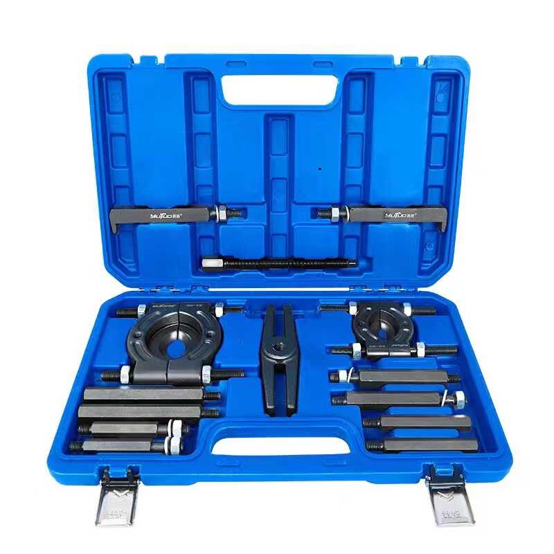羽拓14件套两爪卡盘式轴承拉马拆卸工具取出器多功能双盘拉拔器