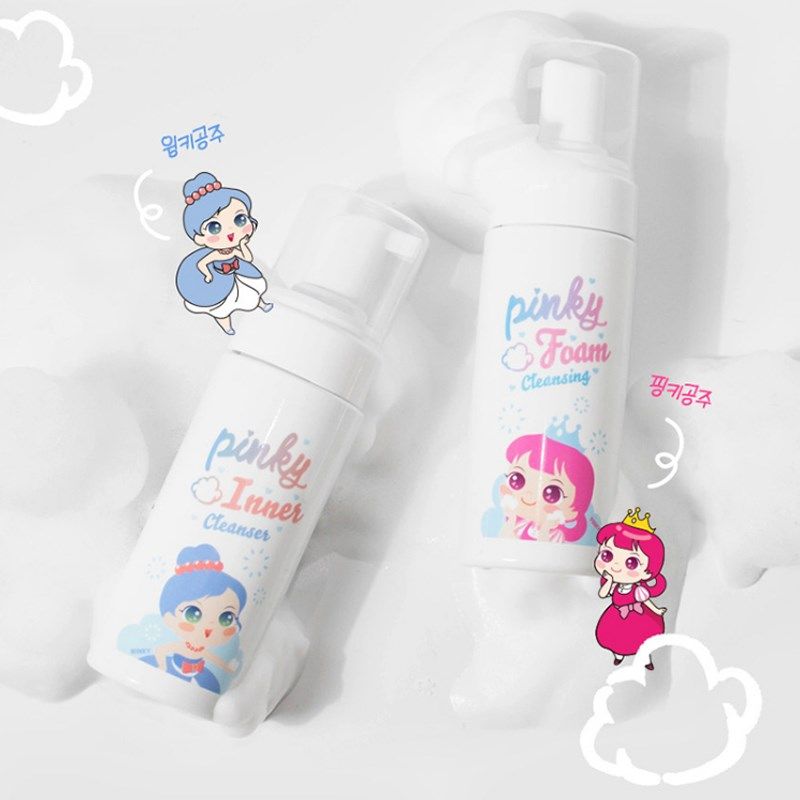 韩国pinky儿童洗面奶女孩男孩深层清洁洁面补水小学生3-6岁9-12岁