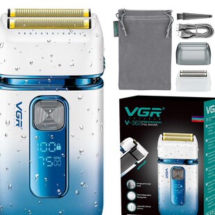 可洗电动剃须刀剃须的头发和剃须二合一油头增白剂男士美发和胡子