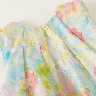 女童连衣裙夏装2023新款儿童裙子小女孩公主裙网红宝宝夏天童装潮