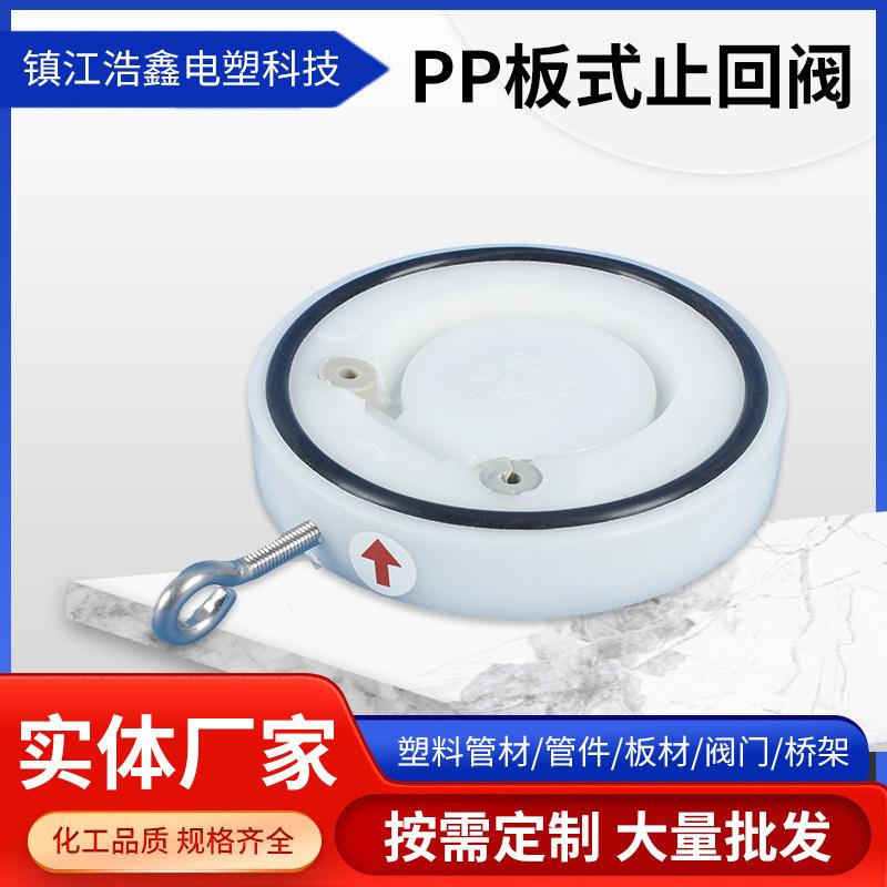 PP板式止回阀大量现货板式逆止阀PVDF单板圆形翻板止回阀厂家