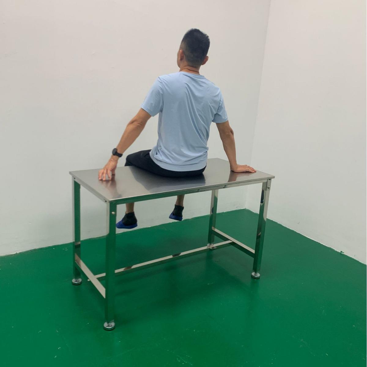 04201不锈钢食品级加厚打包台车间实验室厨房操作台可拆装板架