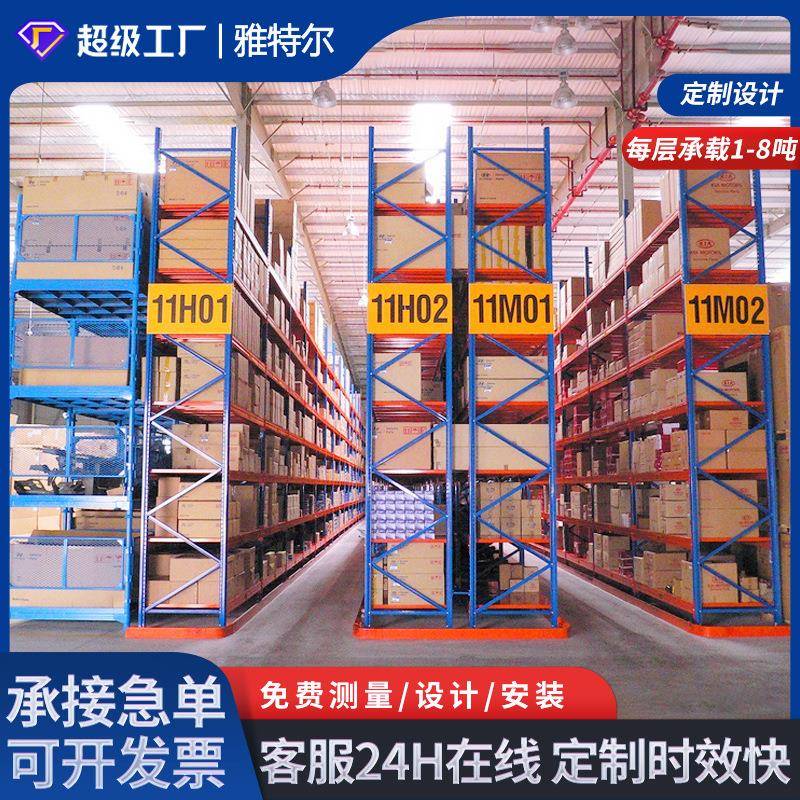 重型仓储货架仓库库房大型货架多层托盘横梁式置物铁架子工业货架