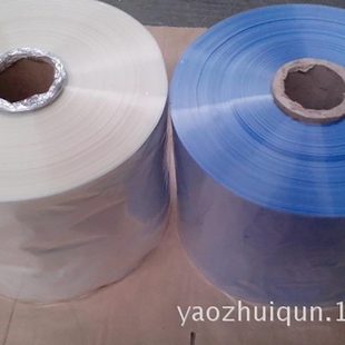 POF收缩膜现货 PVC热缩袋 塑封吹塑对折透明薄热缩膜 日用包装