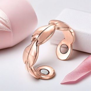 磁性红铜戒指磁石热卖可调节开口指环个性创意热卖款设计男女同款