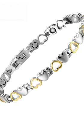 爆款钢磁石手链心形手链