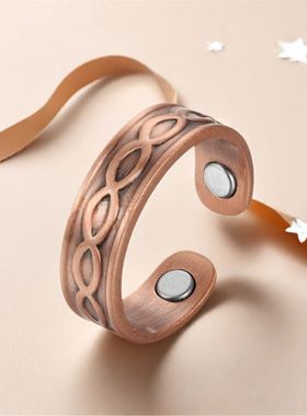 红铜戒指维京生命树开口调