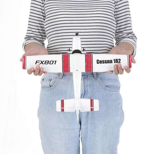 FX801遥控飞机两通道塞斯纳固定翼航模遥控泡沫飞机滑翔机