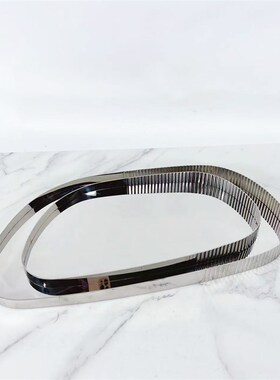 现代银色镜面不规则金属托盘客厅餐桌收纳摆盘样板房饰品摆件