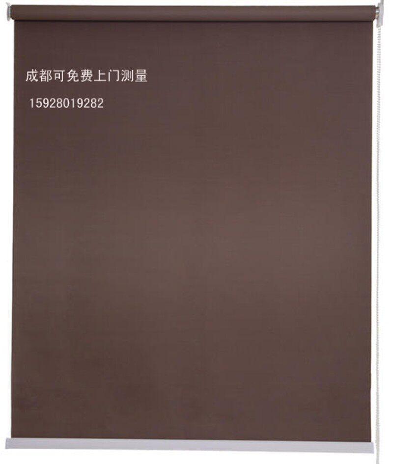 成都加厚全遮光平纹彩泡隔热防水防油防霉窗帘办公室厨房卷帘定制