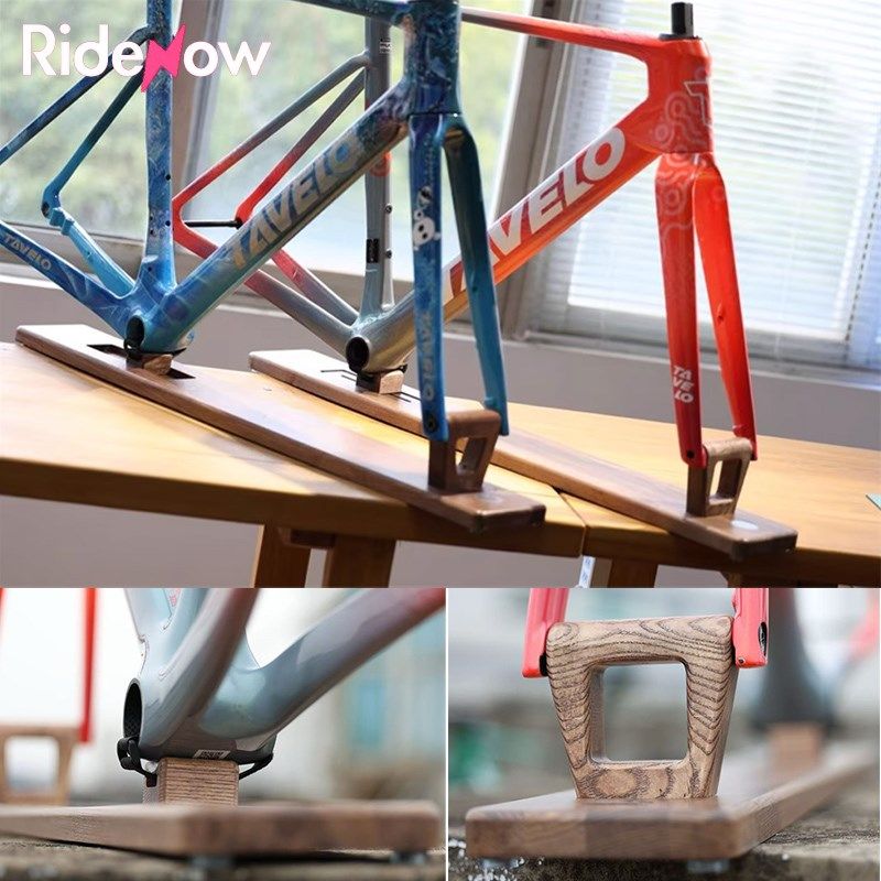 Ridenow自行车展示架 公路/山地车展架 停车架挂车架实木设计