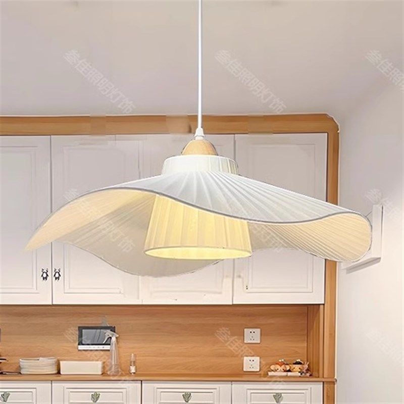 法式文艺术网红灯具奶油风餐厅吊灯罩客厅主卧室布艺护眼餐桌民宿,家装灯饰光源,餐厅吊灯,淘宝优惠券,粉丝福利购,淘宝优惠卷