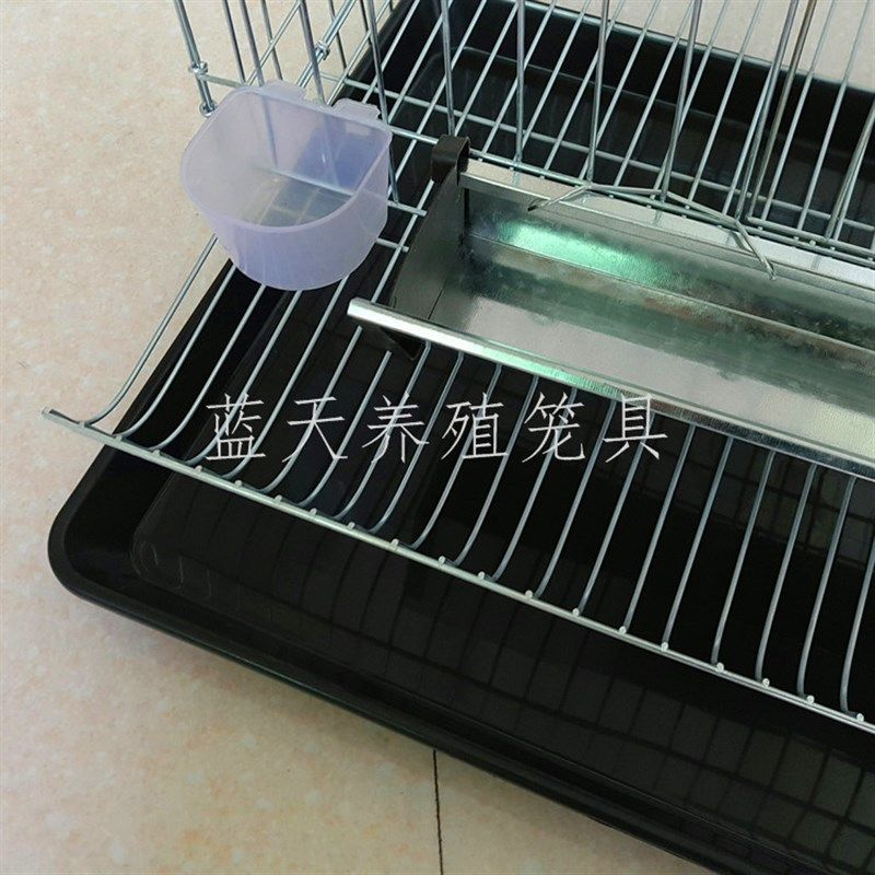 鹌鹑笼下蛋笼加粗笼镀锌金属笼自动出蛋鹌鹑养殖卫生使用方便