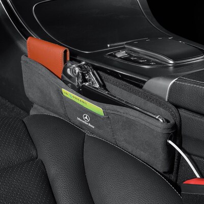 车载座椅缝隙储物盒k夹缝收纳盒置物盒汽车C级E级GLCA级GLBGLA内