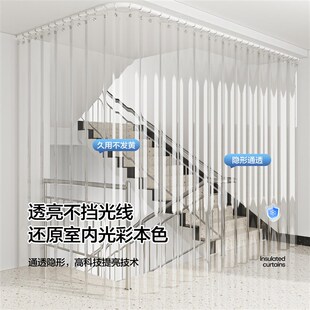 防走冷气空调隔断窗门帘双侧磁吸免打孔透明挡风帘厨房阻隔油烟帘