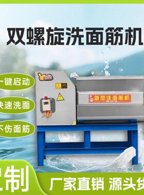 多功能洗面筋机商用大型和面洗面一体机自动排浆凉皮制作好帮手