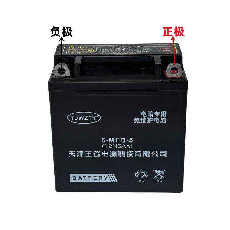 适用铃木赛驰110弯梁摩托车电瓶12N5A免维护蓄电池12N5-3B干电瓶