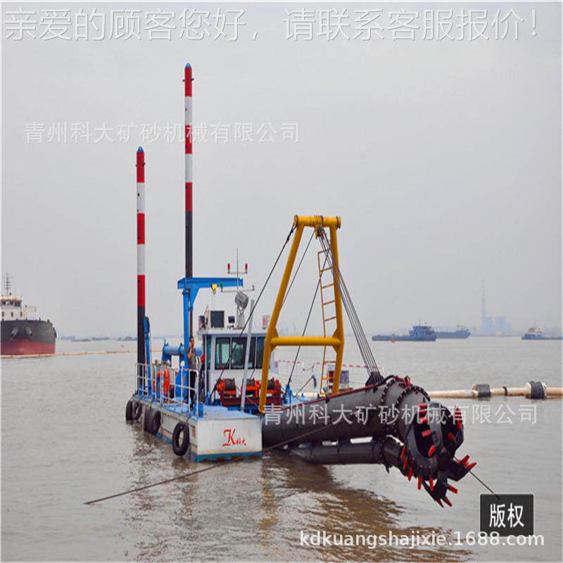 小型浚绞吸船 10挖泥道清淤设备泥 大型河清疏理淤抽沙船