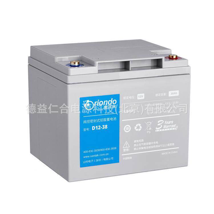 奥兰德蓄电池D12-3812V38AH铅酸蓄电池