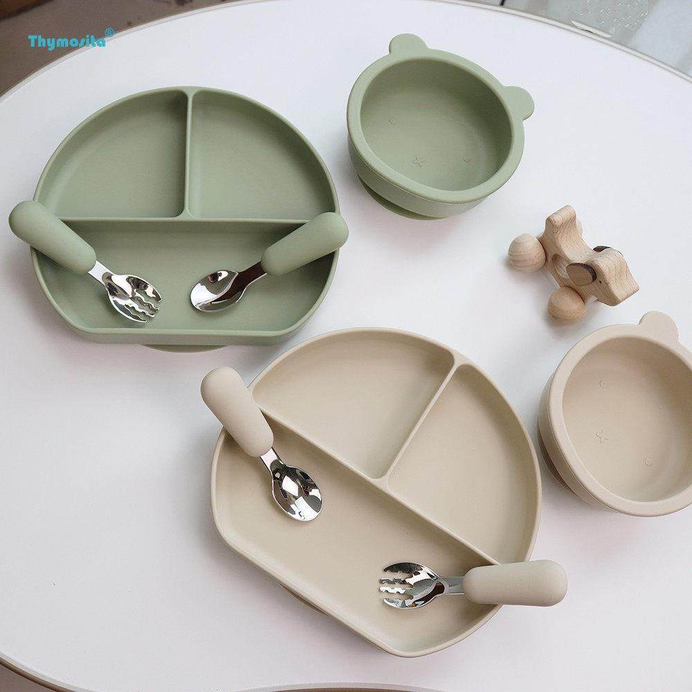 宝宝硅胶吸盘碗餐盘316不锈钢叉勺 婴儿辅食自主进食儿童餐厅餐具,3C数码配件,USB多功能数码宝,淘宝优惠券,粉丝福利购,淘宝优惠卷