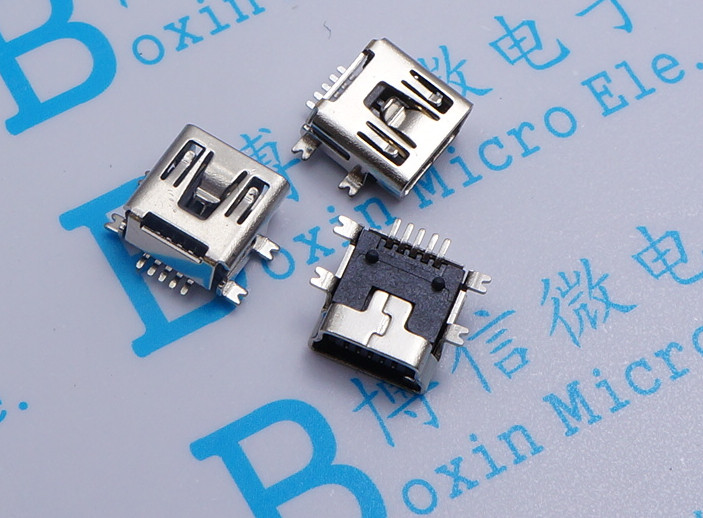 短体 贴片 迷你5P  USB 插座 mini USB 接口 USB母座迷你5P短体