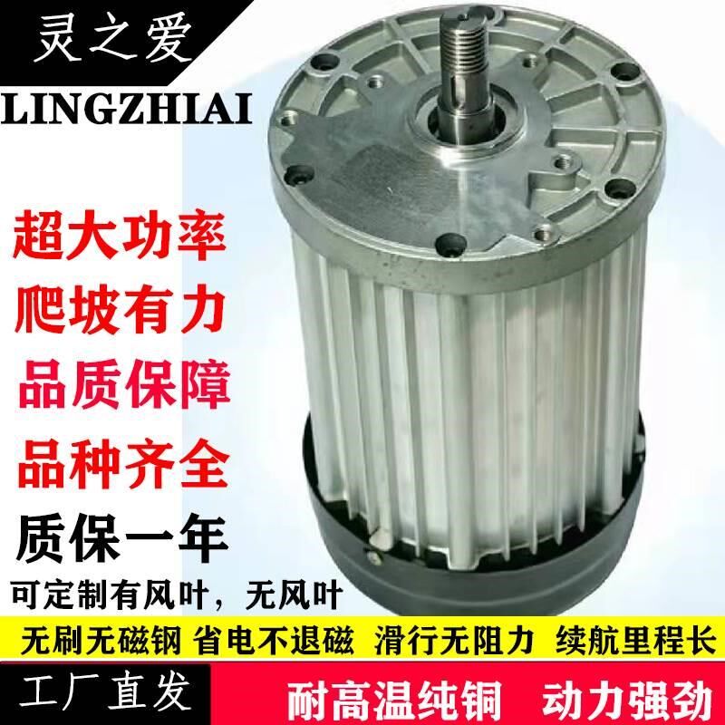 三轮车电机48Vg60V72伏1500W1800W大功率电动四轮电瓶无刷差速电