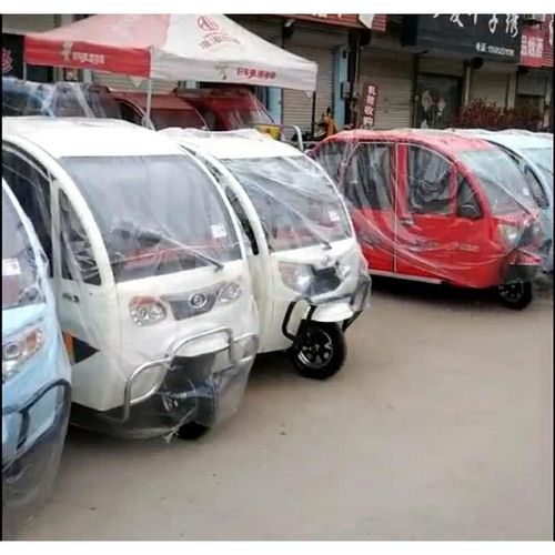 三轮车车罩全罩电动塑料膜车衣四轮代步车透明车罩防雨车披