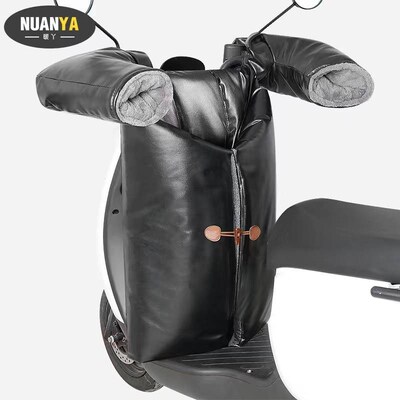 电动车挡风被冬季加绒加厚保暖分体式冬款电瓶车摩托车PZU防水挡