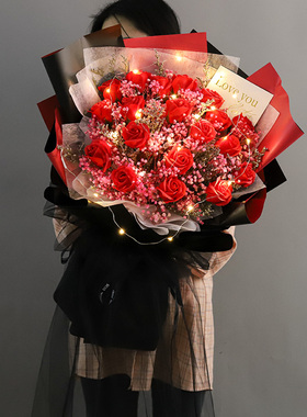 情人节女生送女友闺蜜的创意生日B礼物女精致实用走心惊喜特别花