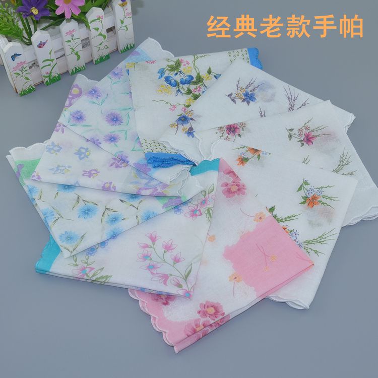 手帕女士小方巾随身 纯棉儿童全棉小手绢幼儿园老式经典怀旧