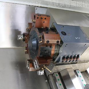 TC斜K数8D动力刀0塔数控车床 床身数控TCK80D车45°倾斜导轨控车