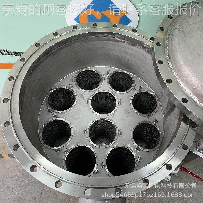 不量锈钢袋式过滤 10袋式通大过滤器器 耐高压前置10D-2S过滤 水