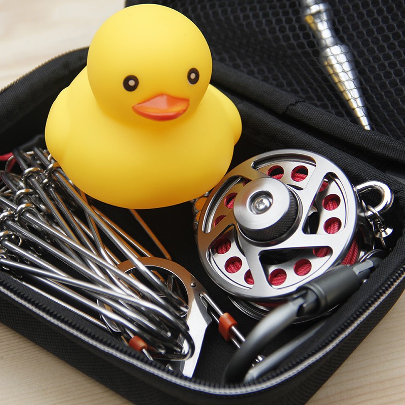 铜珠版渔轮活鱼扣鱼路亚锁鱼器扣鱼器钢穿鱼串鱼工具路亚垂钓专用