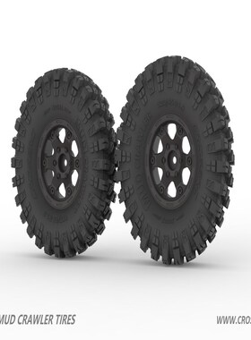 CROSSRC MUD 115/120泥地胎 1套4个 送尼龙夹胎轮毂